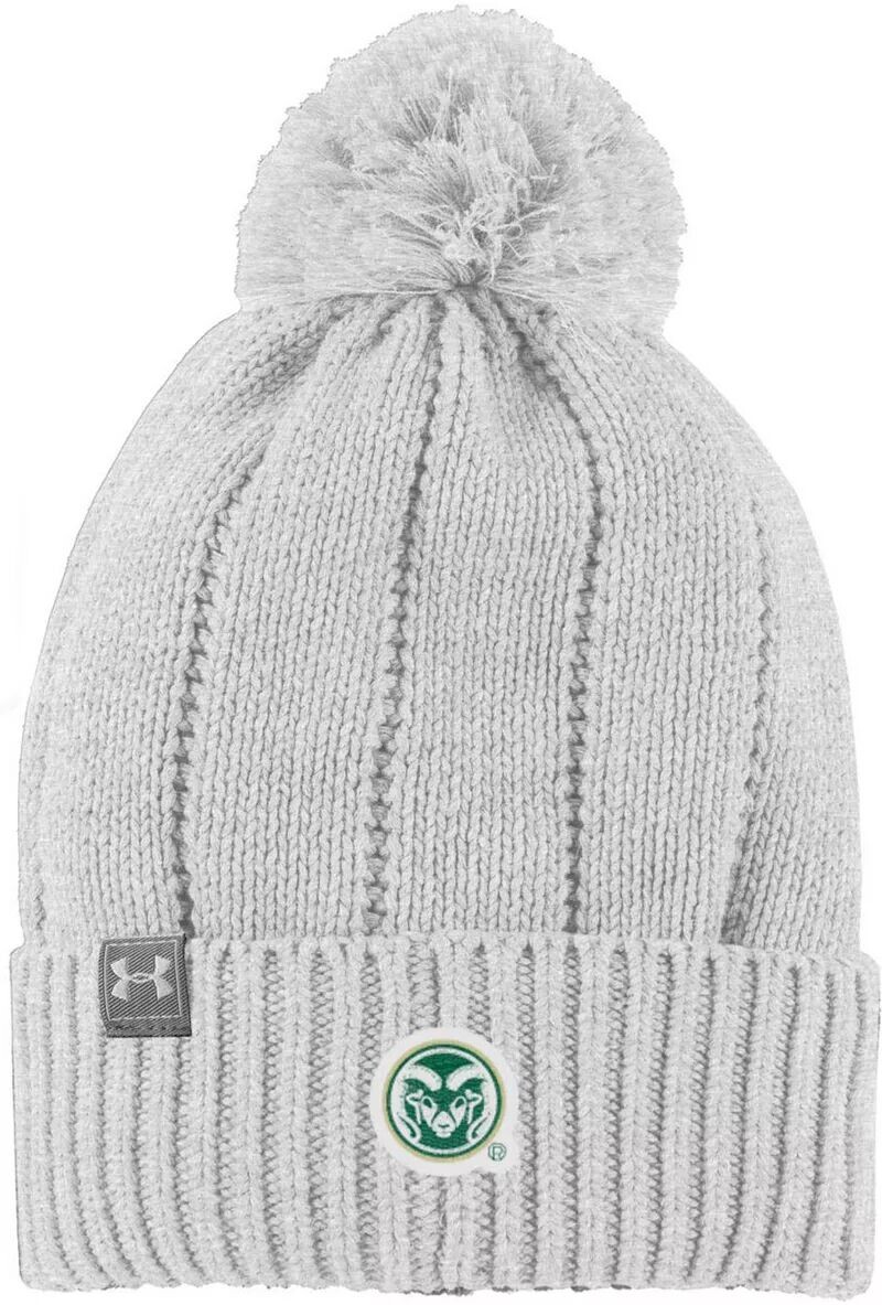 Женская вязаная шапка Under Armour Colorado State Rams Silver Heather с помпонами
Женская вязаная шапка Under Armour Colorado State Rams Silver Heather с помпонами