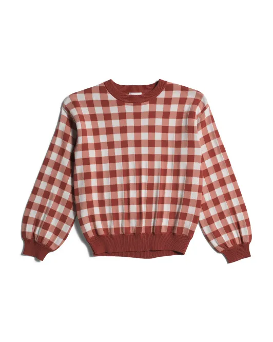 Жаккардовый свитер в мелкую клетку для девочек Brick And Off White Miles The Label, цвет Brick
Жаккардовый свитер в мелкую клетку для девочек Brick And Off White Miles The Label, цвет Brick