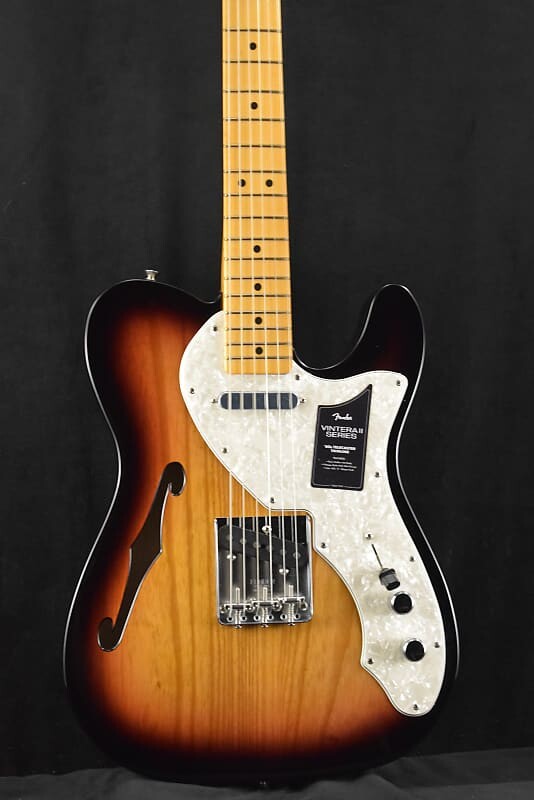 Электрогитара Fender Vintera II '60s Telecaster Thinline 3-Color Sunburst Maple Fingerboard
Электрогитара Fender Vintera II '60s Telecaster Thinline 3-Color Sunburst Maple Fingerboard