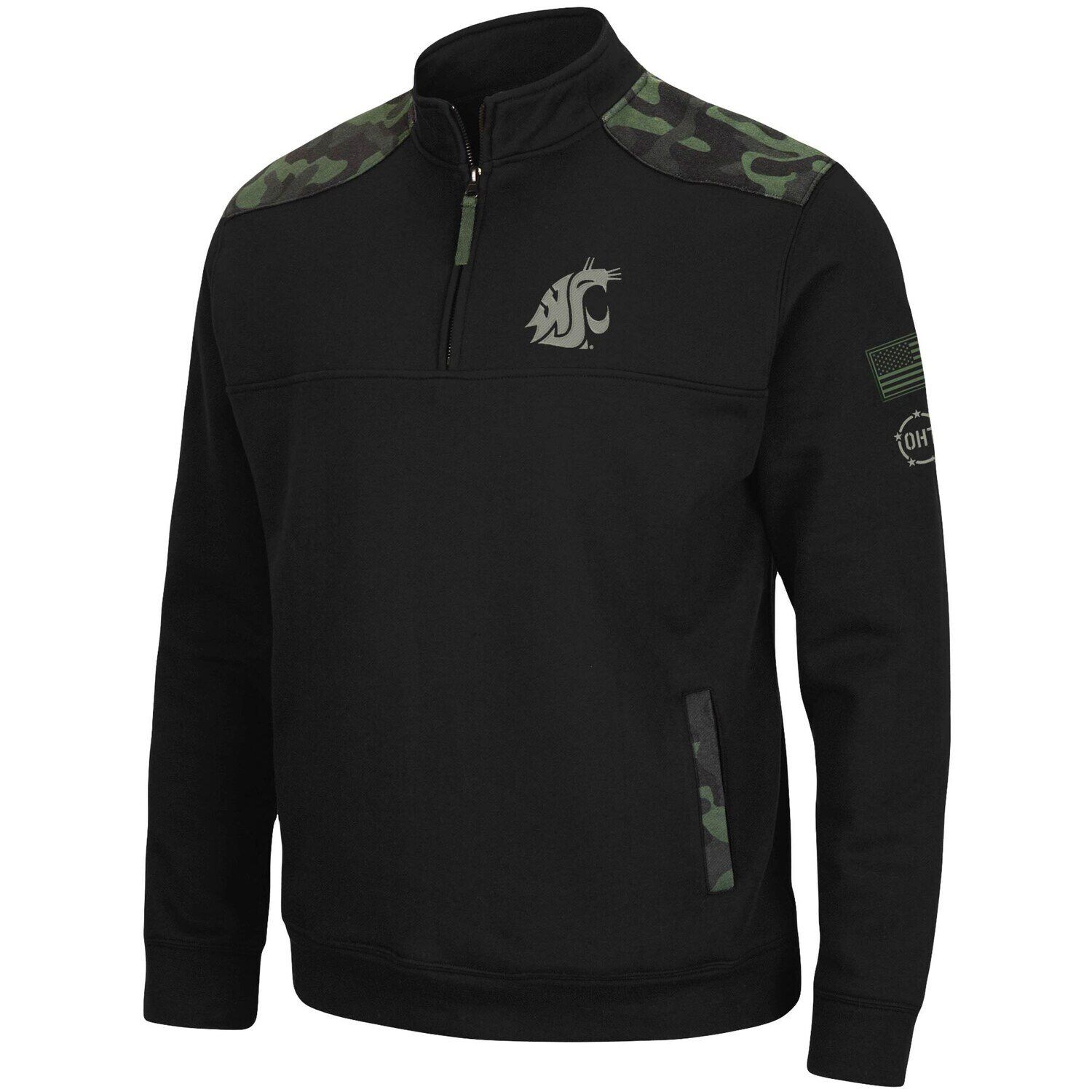 Мужская черная флисовая куртка Washington State Cougars OHT Military Appreciation Commo с молнией на четверть Colosseum
Мужская черная флисовая куртка Washington State Cougars OHT Military Appreciation Commo с молнией на четверть Colosseum