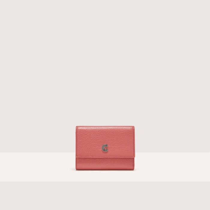 Маленький кошелек из блестящей кожи с тиснением козы Coccinelle MYRINE SHINY GOAT, красный
Маленький кошелек из блестящей кожи с тиснением козы Coccinelle MYRINE SHINY GOAT, красный