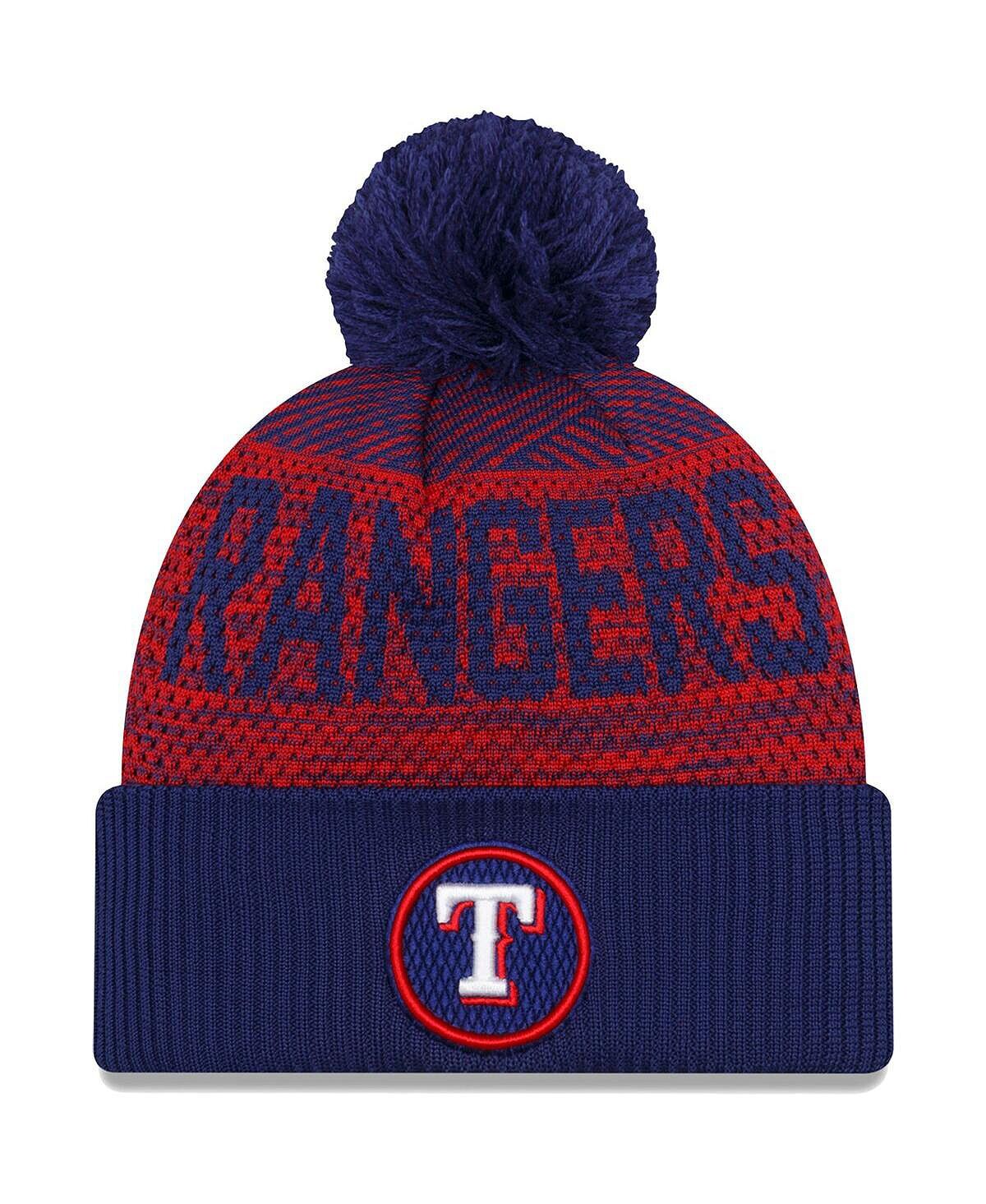 Мужская спортивная вязаная шапка Royal Texas Rangers Authentic Collection с манжетами и помпоном New Era
Мужская спортивная вязаная шапка Royal Texas Rangers Authentic Collection с манжетами и помпоном New Era