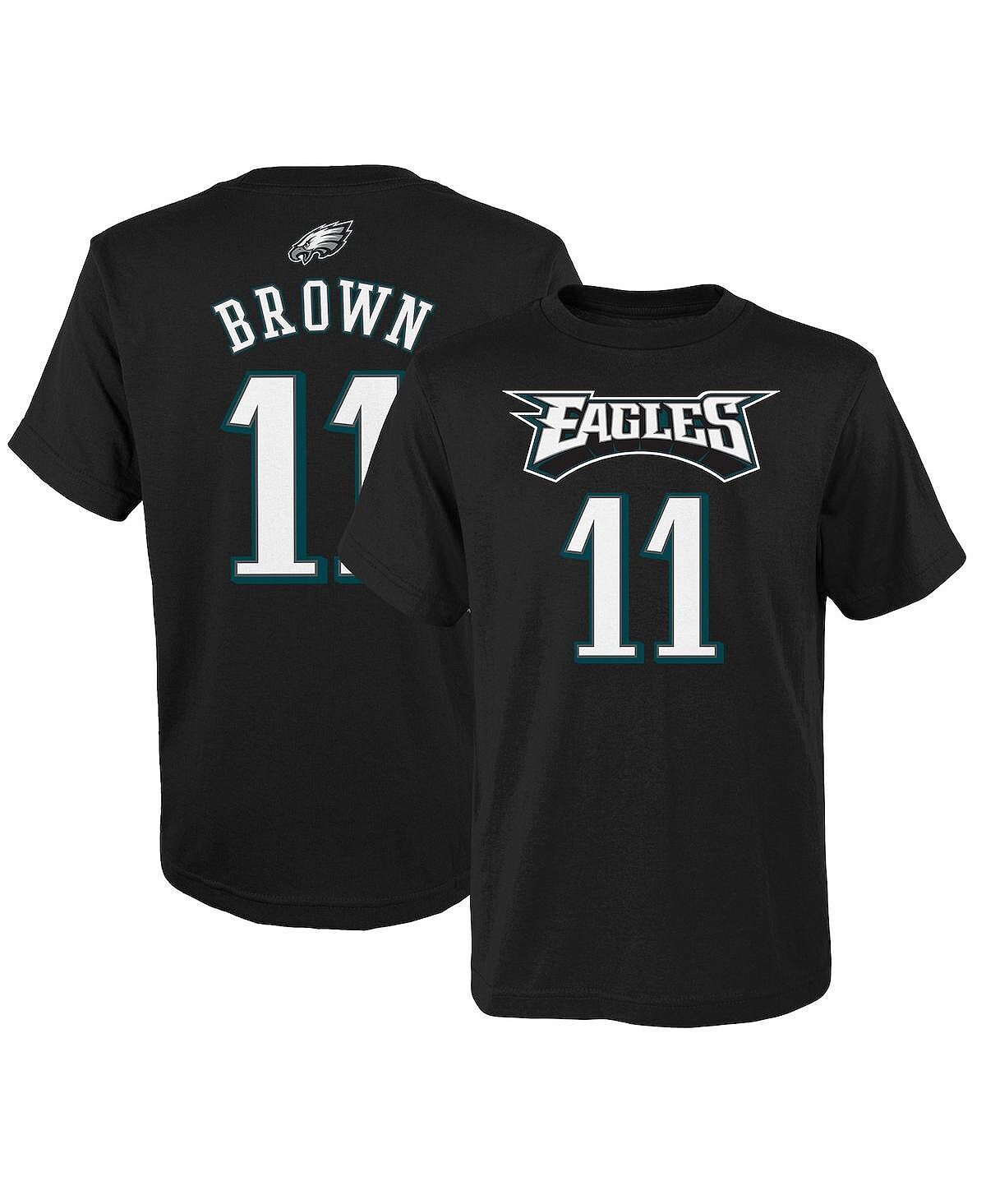 Черная футболка для мальчиков и девочек Philadelphia Eagles Mainliner с именем и номером игрока Outerstuff
Черная футболка для мальчиков и девочек Philadelphia Eagles Mainliner с именем и номером игрока Outerstuff