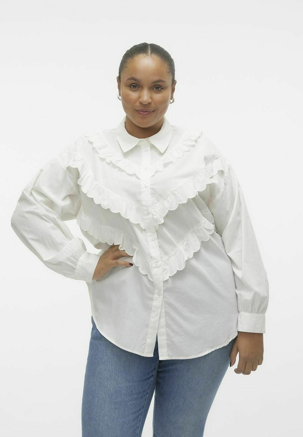Рубашка NORMAL GESCHNITTEN HEMDKRAGEN CURVE ÄRMEL MIT WEITE Vero Moda Curve, белый
Рубашка NORMAL GESCHNITTEN HEMDKRAGEN CURVE ÄRMEL MIT WEITE Vero Moda Curve, белый