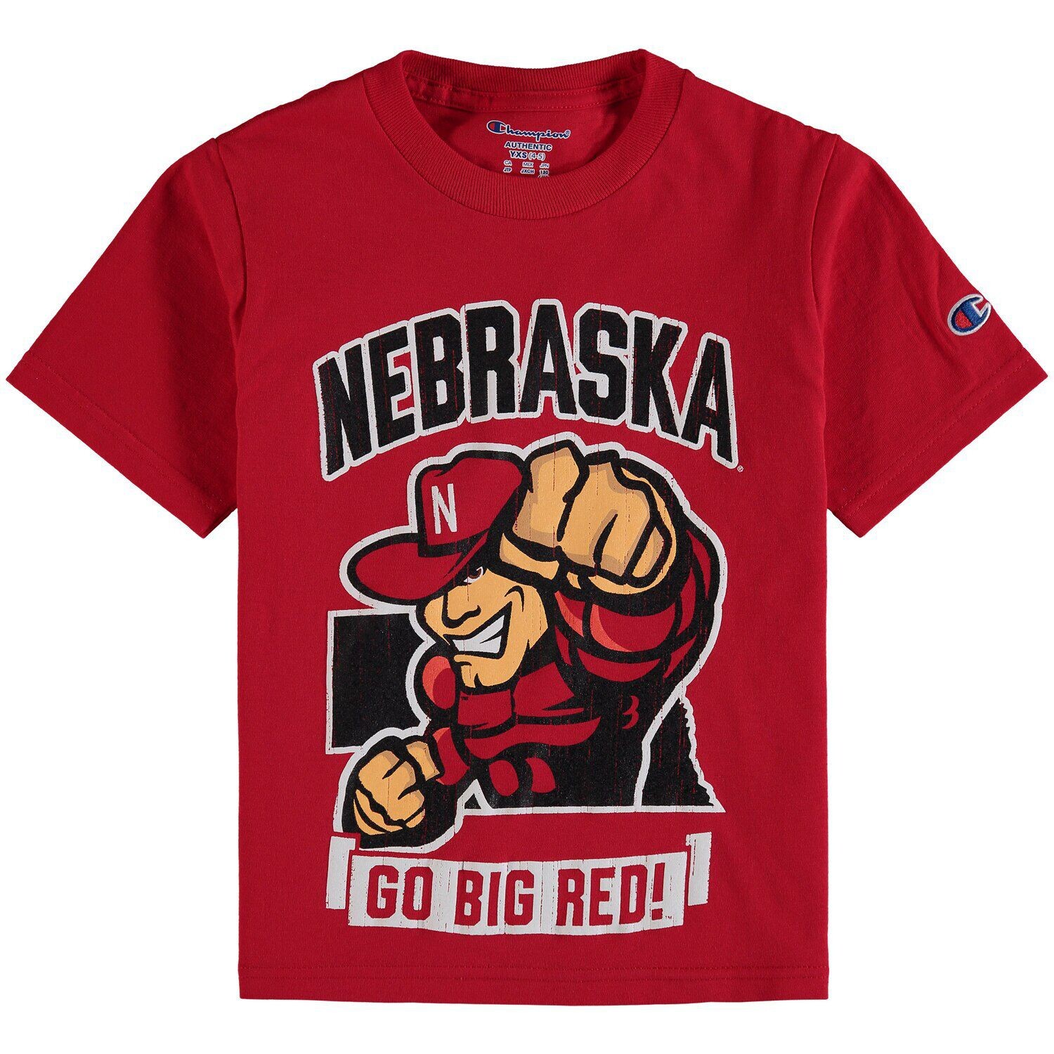 Футболка с символом «Молодой чемпион» Scarlet Nebraska Huskers Strong Mascot Champion
Футболка с символом «Молодой чемпион» Scarlet Nebraska Huskers Strong Mascot Champion