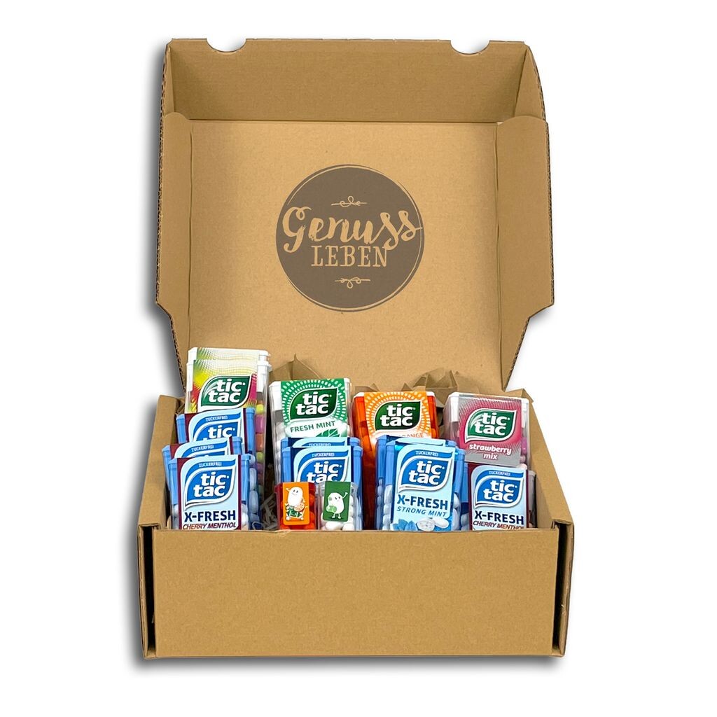 Genussleben Box с 500 г TicTac Mix Box с различными видами драже со Sprite Edition
Genussleben Box с 500 г TicTac Mix Box с различными видами драже со Sprite Edition