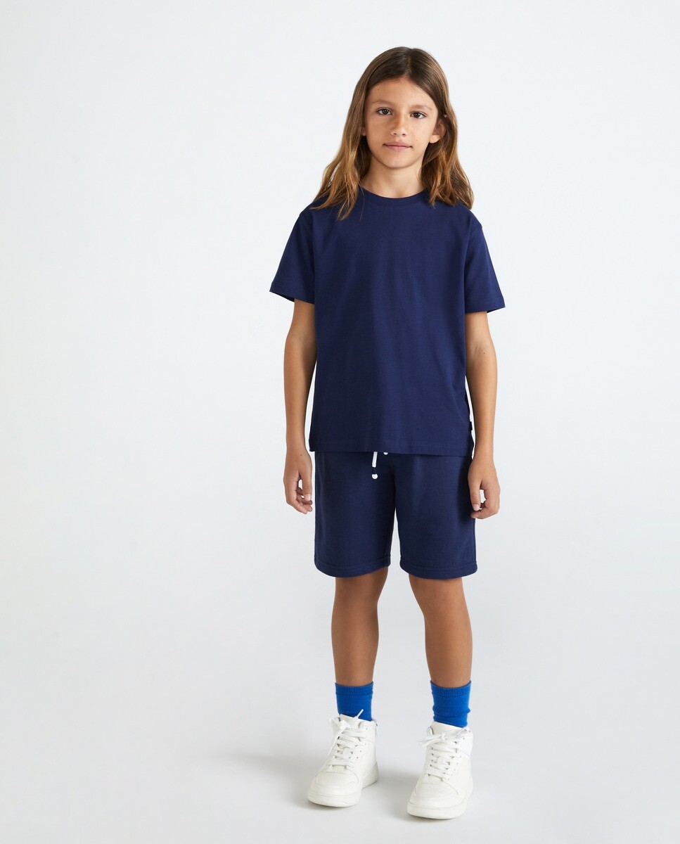 Однотонная футболка для мальчика с короткими рукавами Kids El Corte Inglés, темно-синий
Однотонная футболка для мальчика с короткими рукавами Kids El Corte Inglés, темно-синий