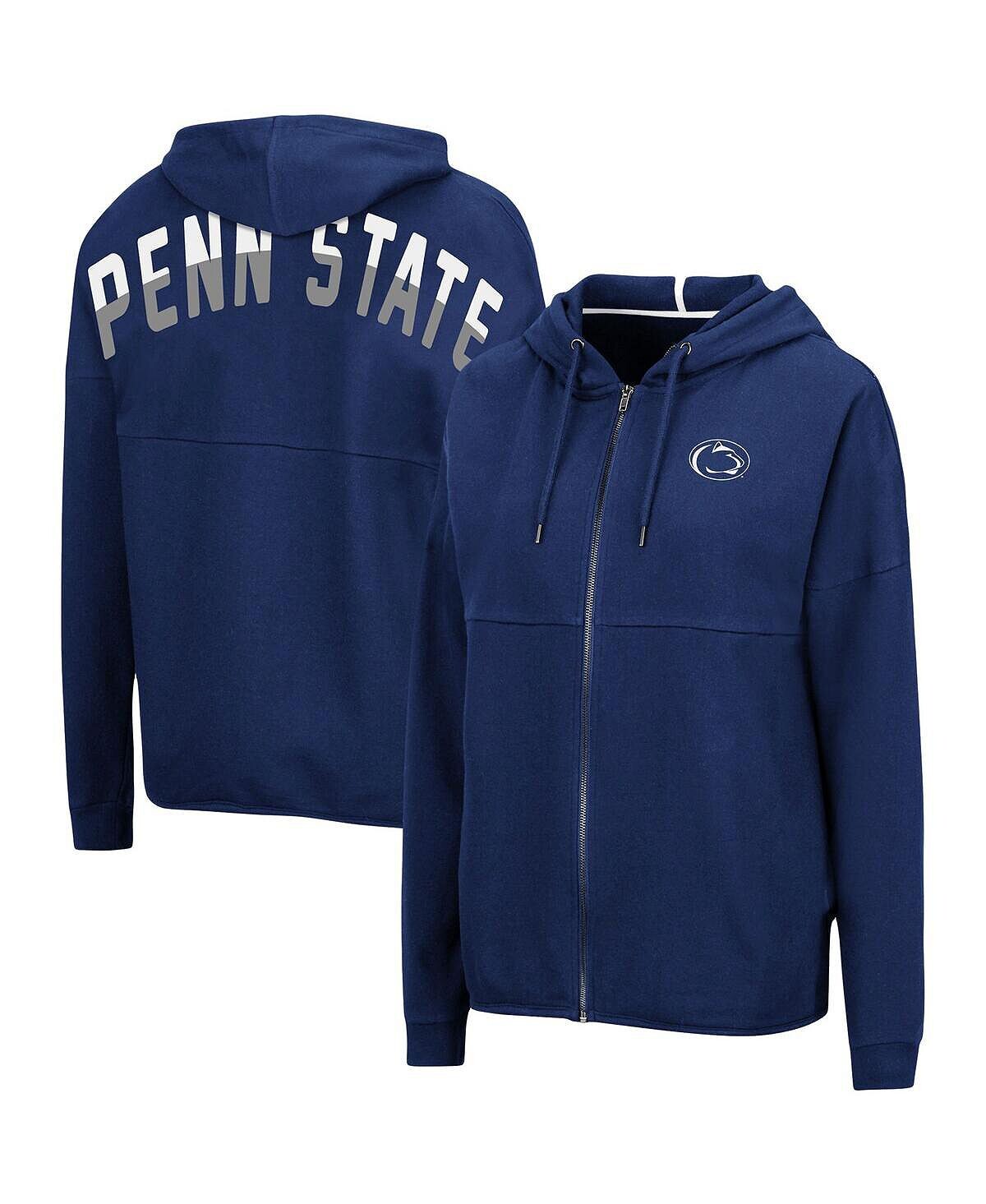 Женская темно-синяя толстовка с молнией во всю длину Penn State Nittany Lions 2-Hit Colosseum, темно-синий
Женская темно-синяя толстовка с молнией во всю длину Penn State Nittany Lions 2-Hit Colosseum, темно-синий
