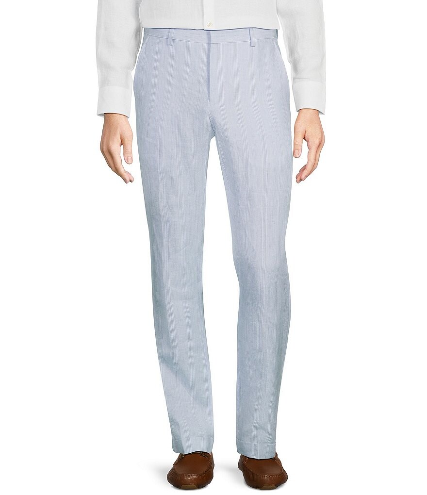 Murano Baird McNutt Linen Alex Приталенный костюм в полоску с раздельными брюками, синий
Murano Baird McNutt Linen Alex Приталенный костюм в полоску с раздельными брюками, синий