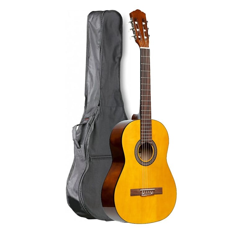 Акустическая гитара Stagg Guitar Pack 4/4 Classical Guitar with Tuner & Gig Bag - SCL50 NAT PACK
Акустическая гитара Stagg Guitar Pack 4/4 Classical Guitar with Tuner & Gig Bag - SCL50 NAT PACK