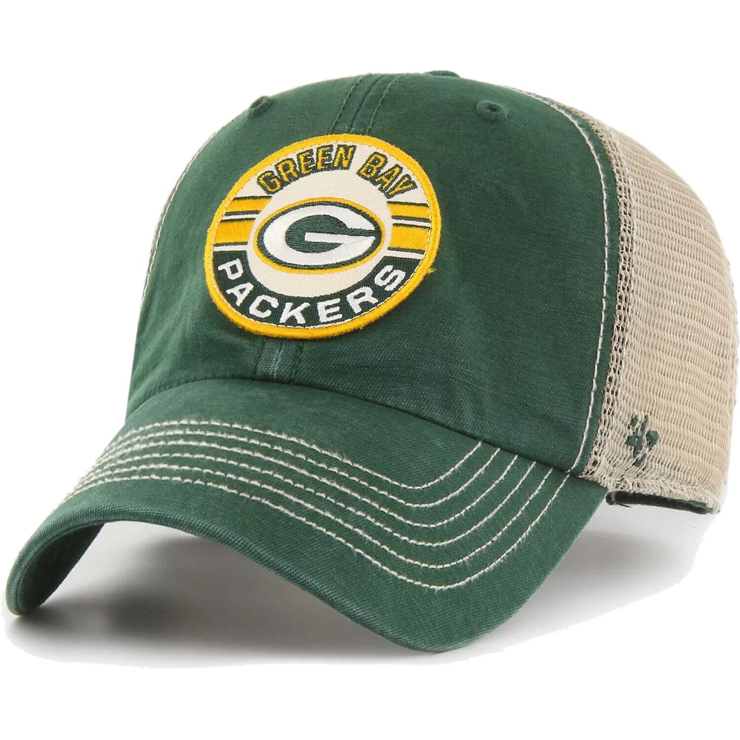 Мужская регулируемая шляпа '47 зеленого/натурального цвета Green Bay Packers Notch Trucker Clean Up
Мужская регулируемая шляпа '47 зеленого/натурального цвета Green Bay Packers Notch Trucker Clean Up