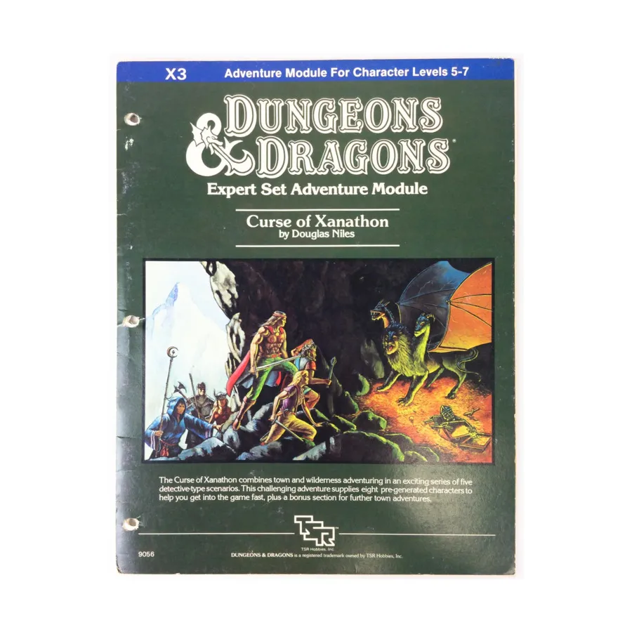 Модуль Curse of Xanathon (3rd Printing), Basic Dungeons & Dragons (Original Edition) - Modules & Adventures - X Series
Модуль Curse of Xanathon (3rd Printing), Basic Dungeons & Dragons (Original Edition) - Modules & Adventures - X Series