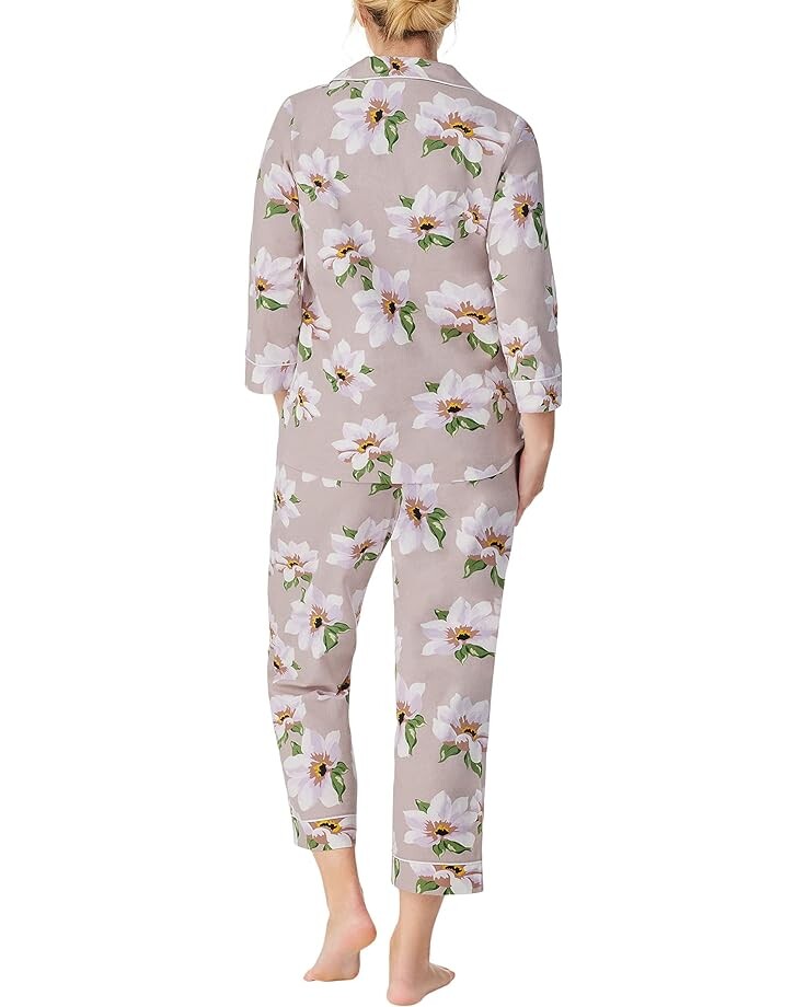 Пижамный комплект Bedhead PJs Organic Cotton 3/4 Sleeve Cropped PJ Set, цвет Winter Magnolia
Пижамный комплект Bedhead PJs Organic Cotton 3/4 Sleeve Cropped PJ Set, цвет Winter Magnolia