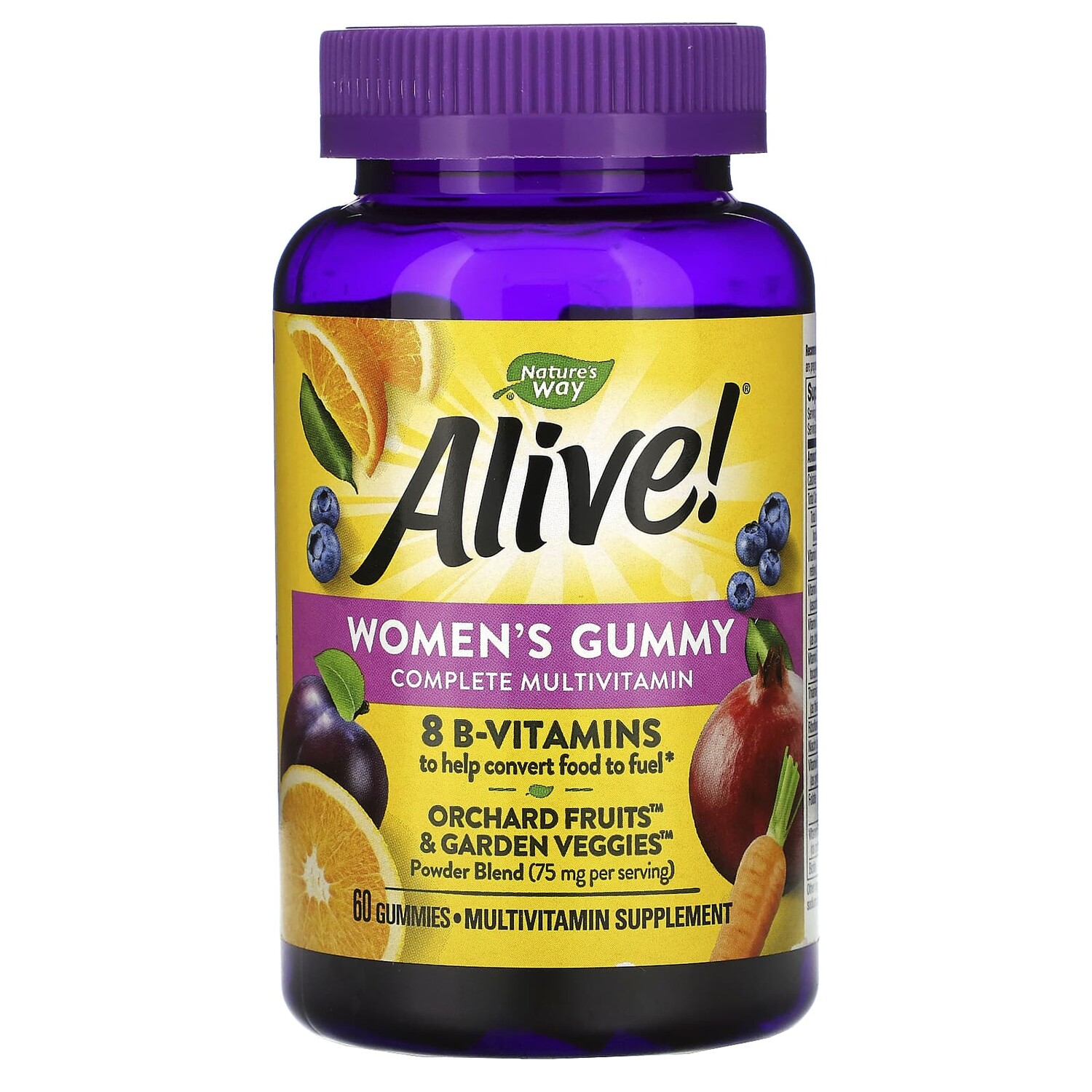 Alive! полноценный мультивитаминный комплекс для женщин, ягодный вкус, 60 жевательных таблеток, Nature's Way
Alive! полноценный мультивитаминный комплекс для женщин, ягодный вкус, 60 жевательных таблеток, Nature's Way