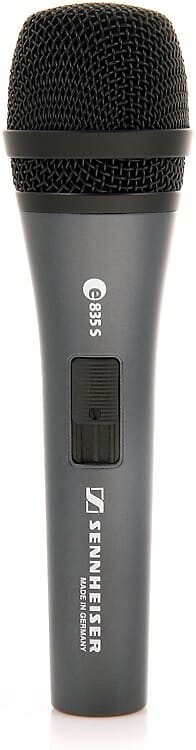 Кардиоидный динамический вокальный микрофон Sennheiser e835 S Dynamic Handheld Cardioid Microphone with On / Off Switch
Кардиоидный динамический вокальный микрофон Sennheiser e835 S Dynamic Handheld Cardioid Microphone with On / Off Switch