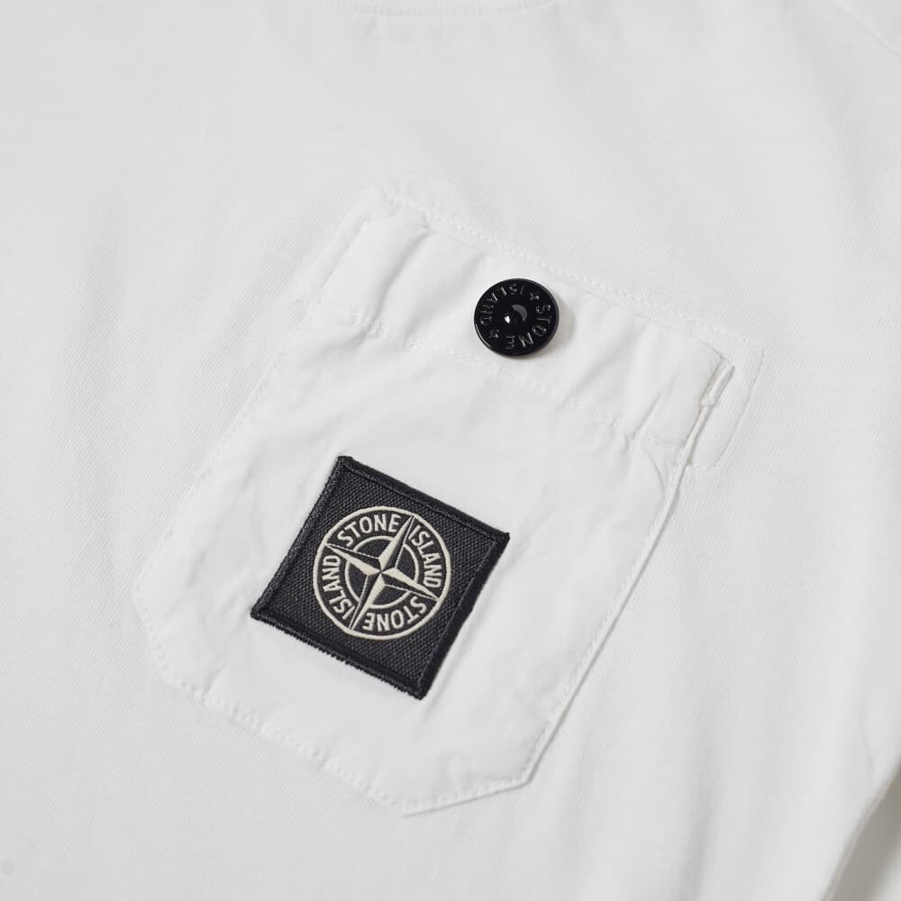 Футболка Stone Island Junior с длинными рукавами и нашивкой-логотипом и карманом, слоновая кость, Бежевый
Футболка Stone Island Junior с длинными рукавами и нашивкой-логотипом и карманом, слоновая кость, Бежевый
