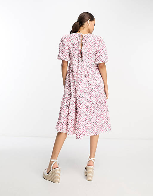Свободное платье с короткими рукавами и завязками на спине Glamorous Petite с цветочным принтом из бутонов роз
Свободное платье с короткими рукавами и завязками на спине Glamorous Petite с цветочным принтом из бутонов роз