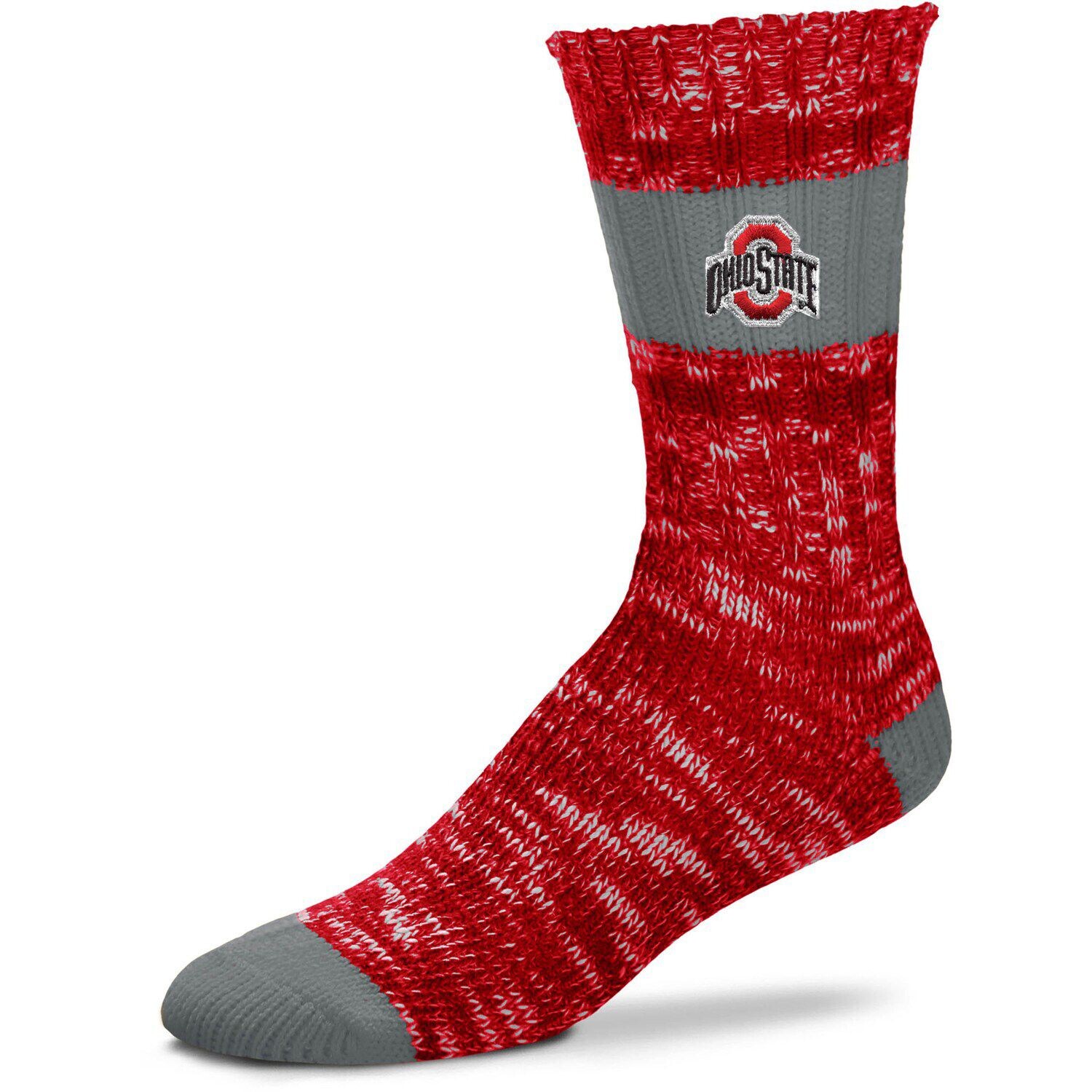 Женские носки для босых ног Ohio State Buckeyes в альпийскую полоску с круглым вырезом
Женские носки для босых ног Ohio State Buckeyes в альпийскую полоску с круглым вырезом