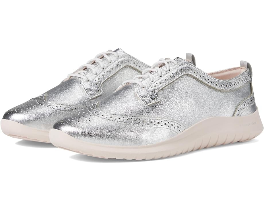 Туфли на плоской подошве Cole Haan Zerogrand Meritt Wing Tip Oxford, цвет Silver Talca/Primrose
Туфли на плоской подошве Cole Haan Zerogrand Meritt Wing Tip Oxford, цвет Silver Talca/Primrose