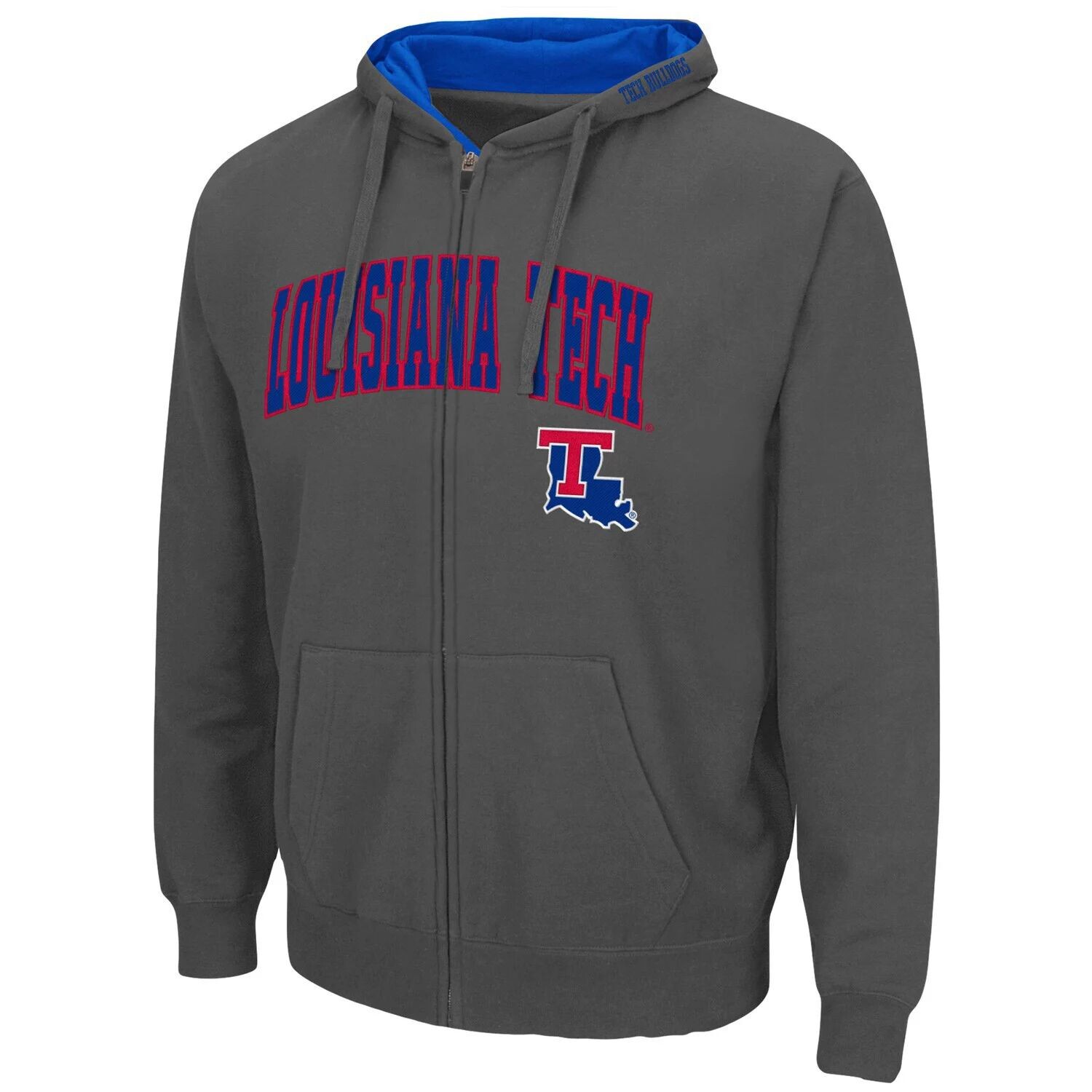Мужская толстовка с молнией во всю длину Colosseum Charcoal Louisiana Tech Bulldogs Arch & Logo 3.0
Мужская толстовка с молнией во всю длину Colosseum Charcoal Louisiana Tech Bulldogs Arch & Logo 3.0