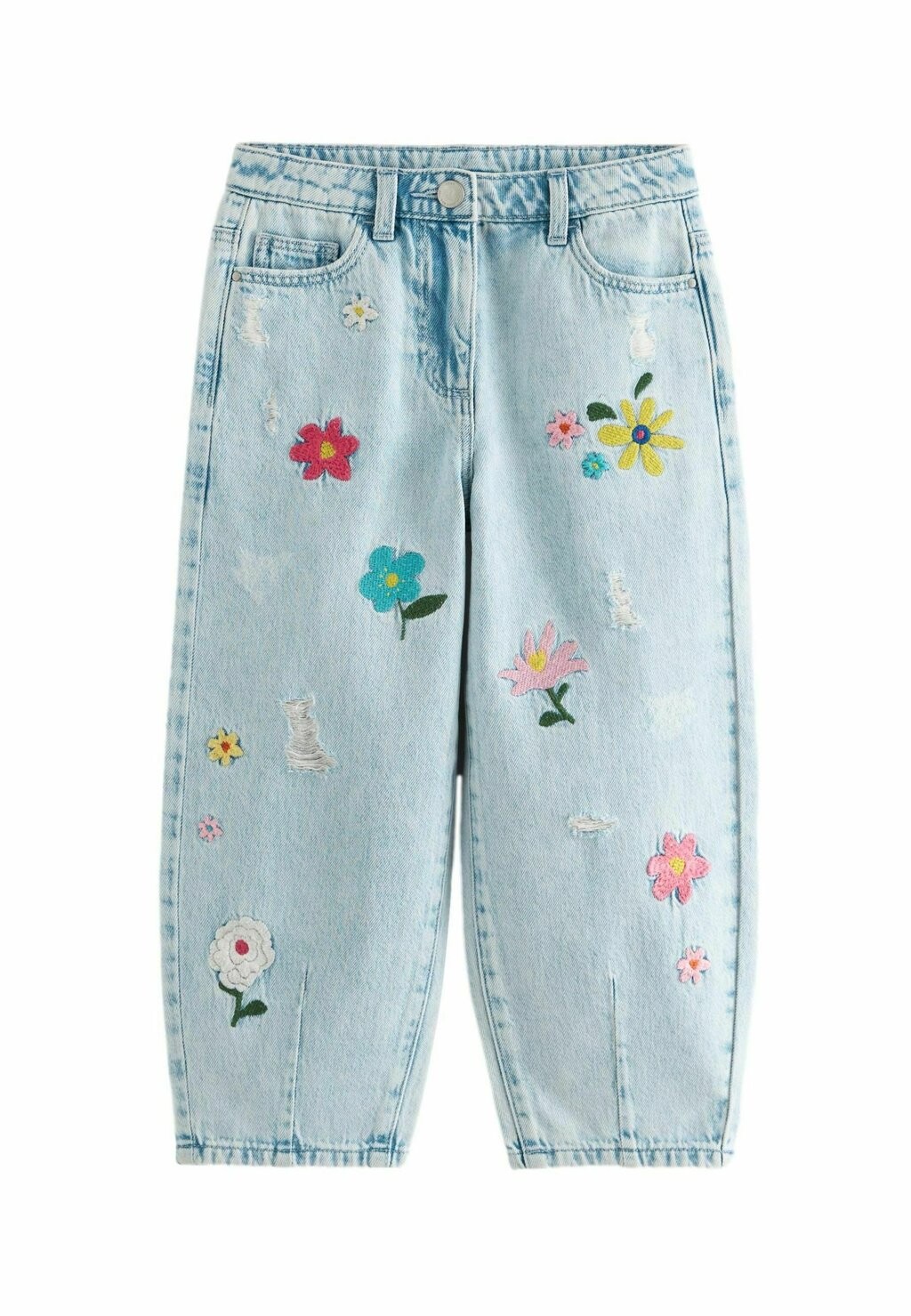 Джинсы-сигареты Floral Embroidered Balloon-Regular Fit Next, цвет light blue denim
Джинсы-сигареты Floral Embroidered Balloon-Regular Fit Next, цвет light blue denim