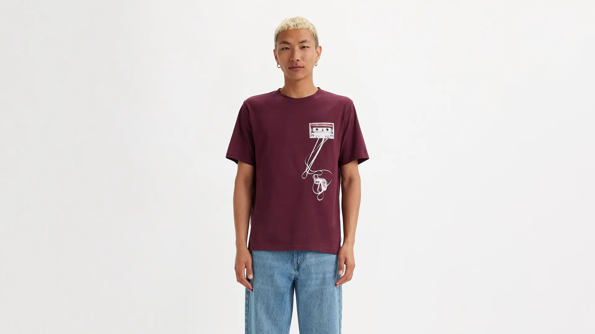 Футболка свободного кроя с короткими рукавами silvertab Levi's, цвет Cassette Winetasting - Red
Футболка свободного кроя с короткими рукавами silvertab Levi's, цвет Cassette Winetasting - Red