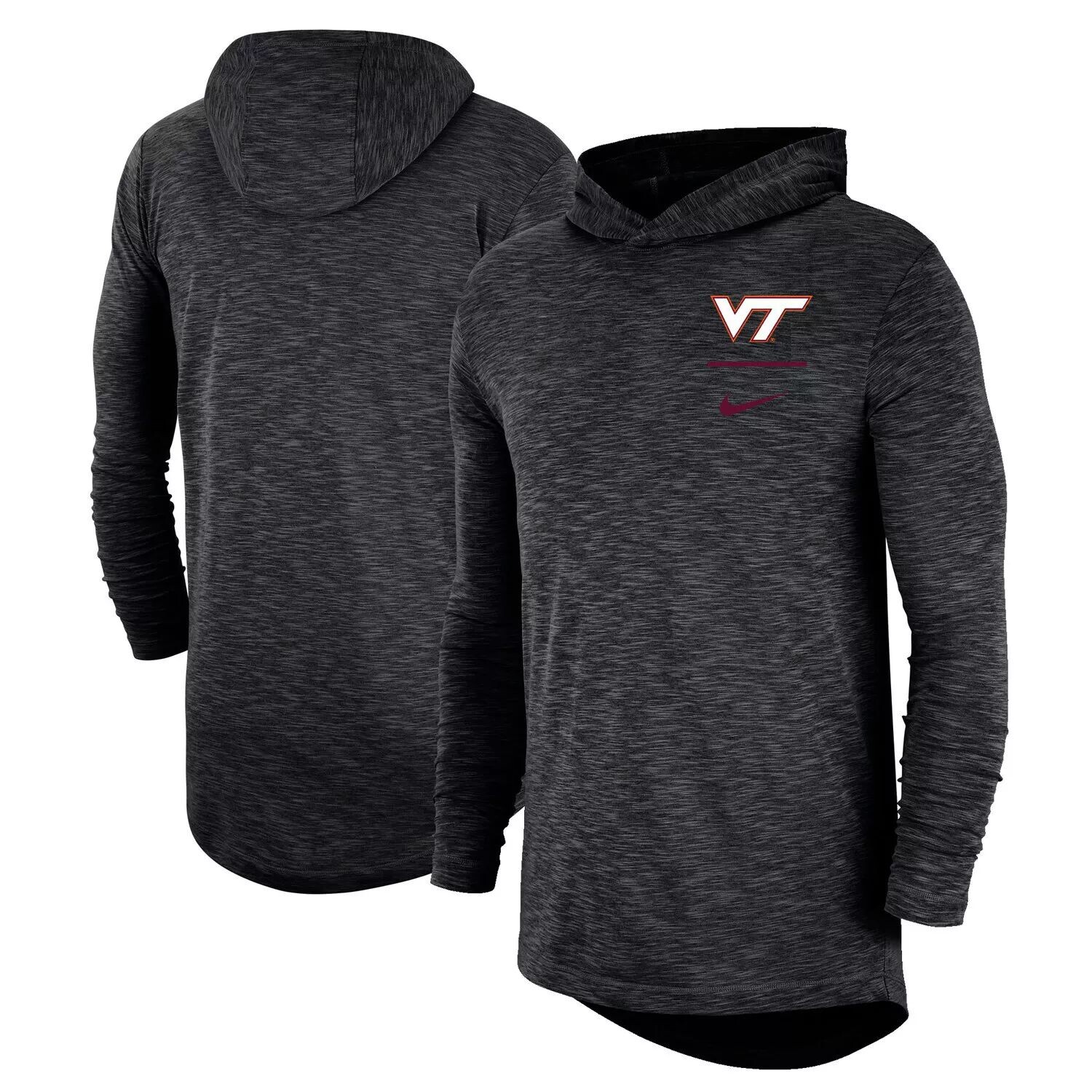 Мужская черная футболка с капюшоном и длинными рукавами Virginia Tech Hokies Slub Space-Dye Performance Nike, Черный
Мужская черная футболка с капюшоном и длинными рукавами Virginia Tech Hokies Slub Space-Dye Performance Nike, Черный