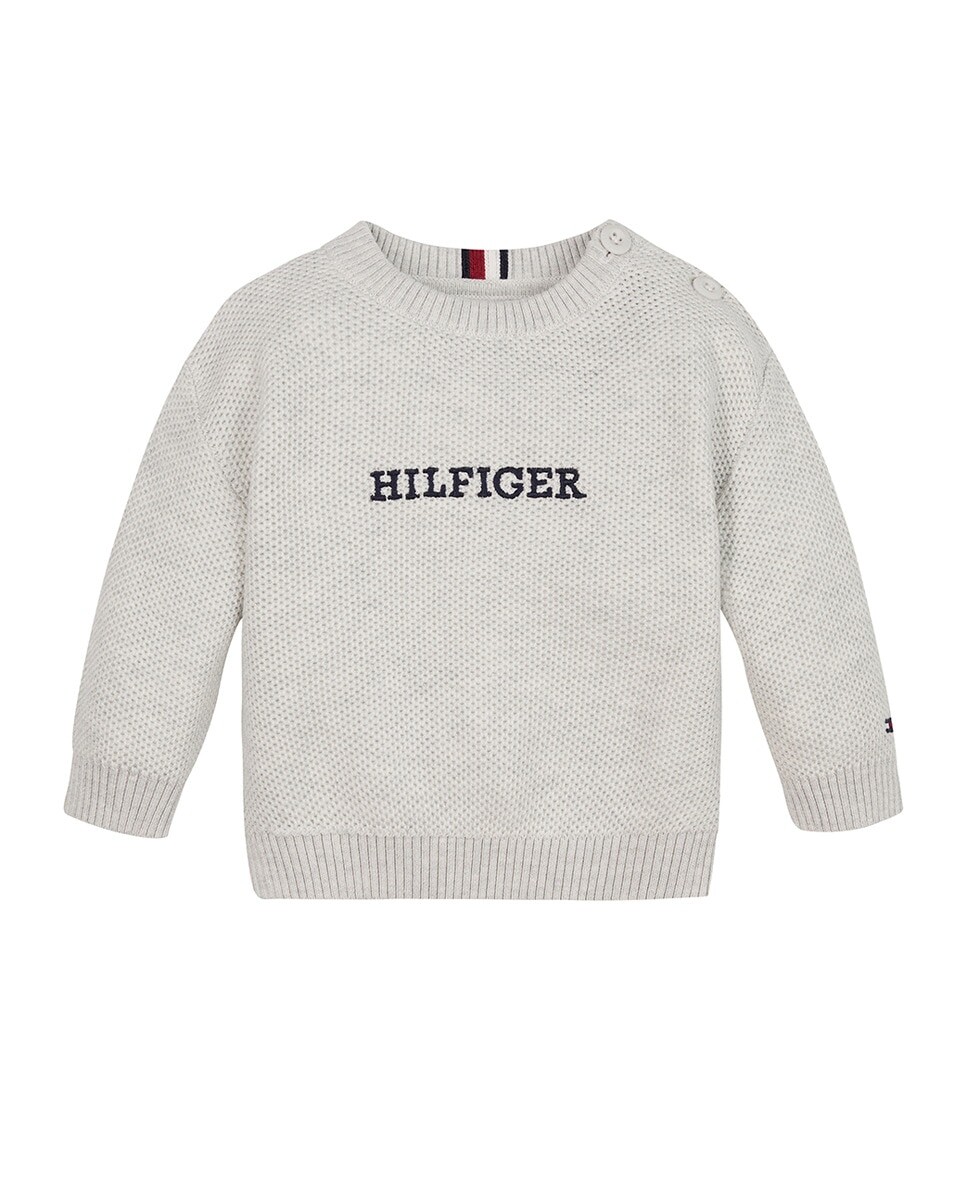 Свитер для мальчика с круглым вырезом и длинными рукавами Tommy Hilfiger, светло-серый
Свитер для мальчика с круглым вырезом и длинными рукавами Tommy Hilfiger, светло-серый