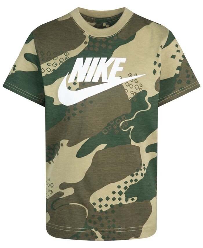 Базовая сезонная камуфляжная футболка Little Boys Club с короткими рукавами Nike, мультиколор
Базовая сезонная камуфляжная футболка Little Boys Club с короткими рукавами Nike, мультиколор