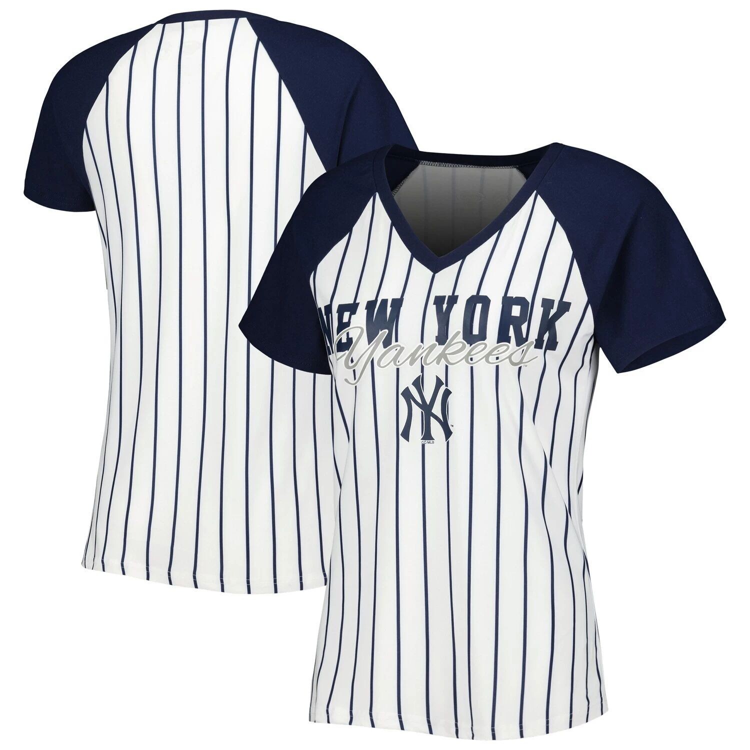 Женская спортивная белая ночная рубашка New York Yankees Reel в тонкую полоску Concepts
Женская спортивная белая ночная рубашка New York Yankees Reel в тонкую полоску Concepts