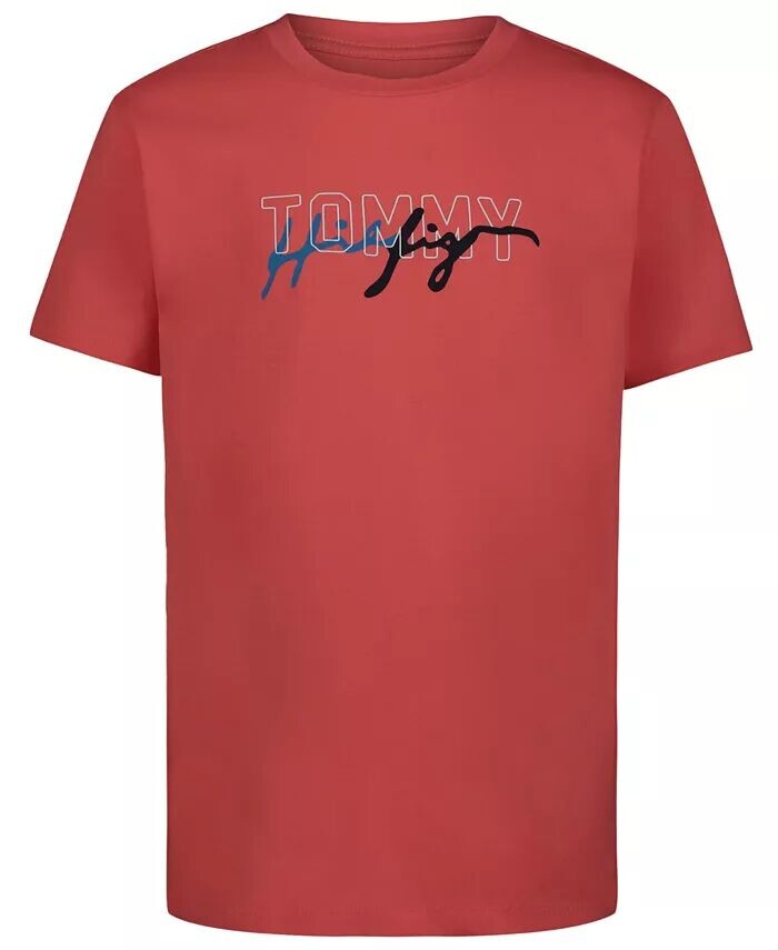 Футболка с короткими рукавами Signature Tangle для мальчиков для малышей Tommy Hilfiger, красный
Футболка с короткими рукавами Signature Tangle для мальчиков для малышей Tommy Hilfiger, красный