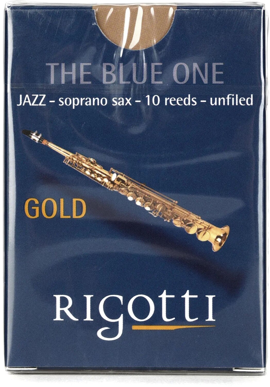 Трости для саксофона Rigotti RG.JSS Gold Jazz Soprano — 4 легких (10 шт. в упаковке)
Трости для саксофона Rigotti RG.JSS Gold Jazz Soprano — 4 легких (10 шт. в упаковке)