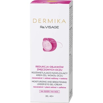 Re.Visage Cream/Gel 30,40+ Осветляющий и увлажняющий крем/гель для глаз день/ночь 15мл, Dermika
Re.Visage Cream/Gel 30,40+ Осветляющий и увлажняющий крем/гель для глаз день/ночь 15мл, Dermika