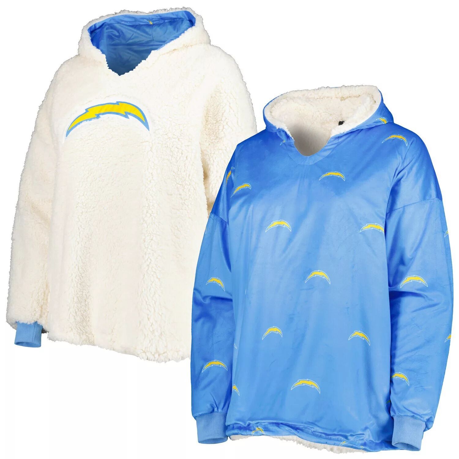 Женские двусторонние кроссовки FOCO Powder Blue/White Los Angeles Chargers с повторяющимся принтом Hoodeez
Женские двусторонние кроссовки FOCO Powder Blue/White Los Angeles Chargers с повторяющимся принтом Hoodeez