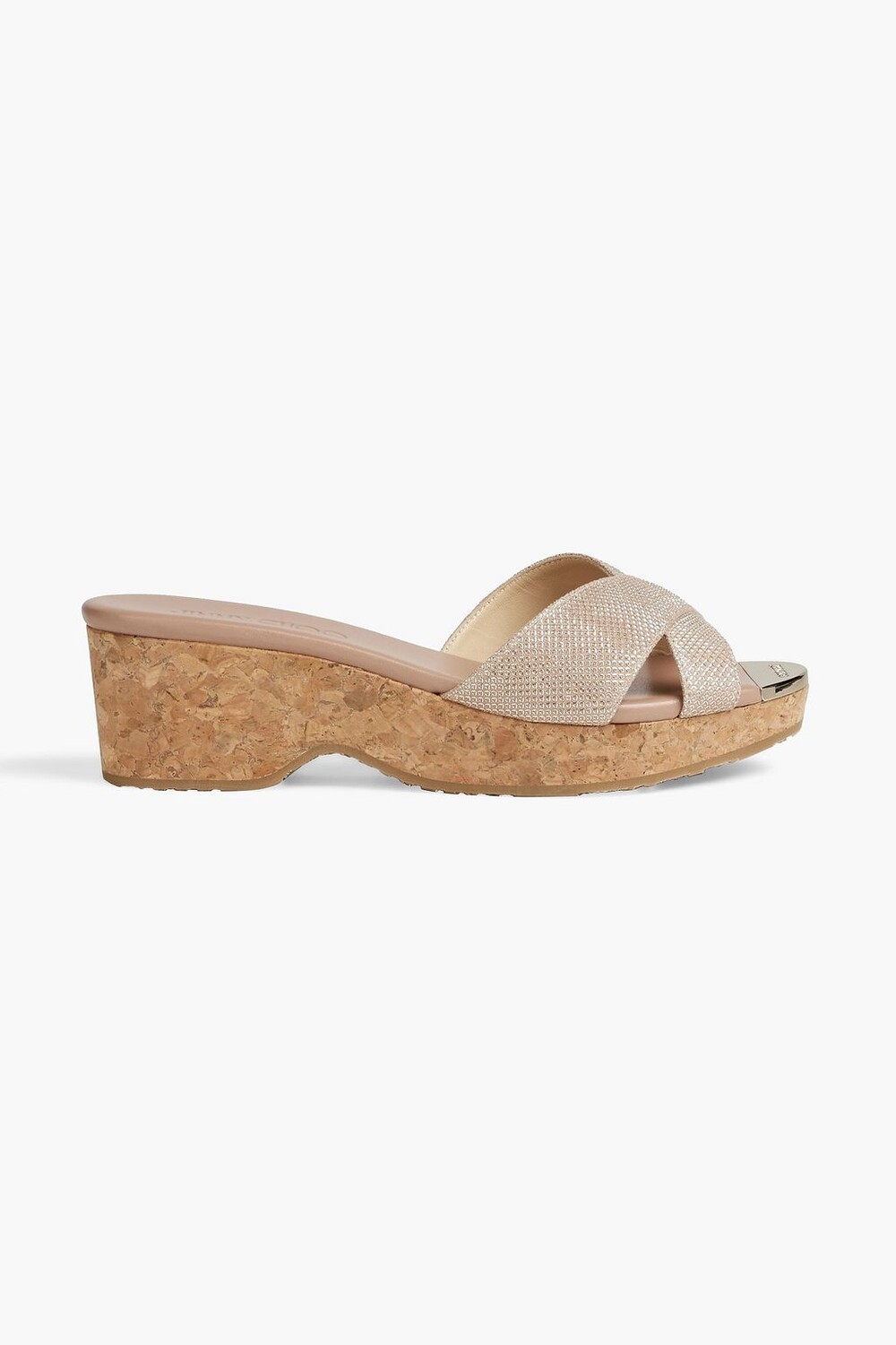 Плетеные мюли Panna на платформе с эффектом металлик JIMMY CHOO, розовое золото
Плетеные мюли Panna на платформе с эффектом металлик JIMMY CHOO, розовое золото