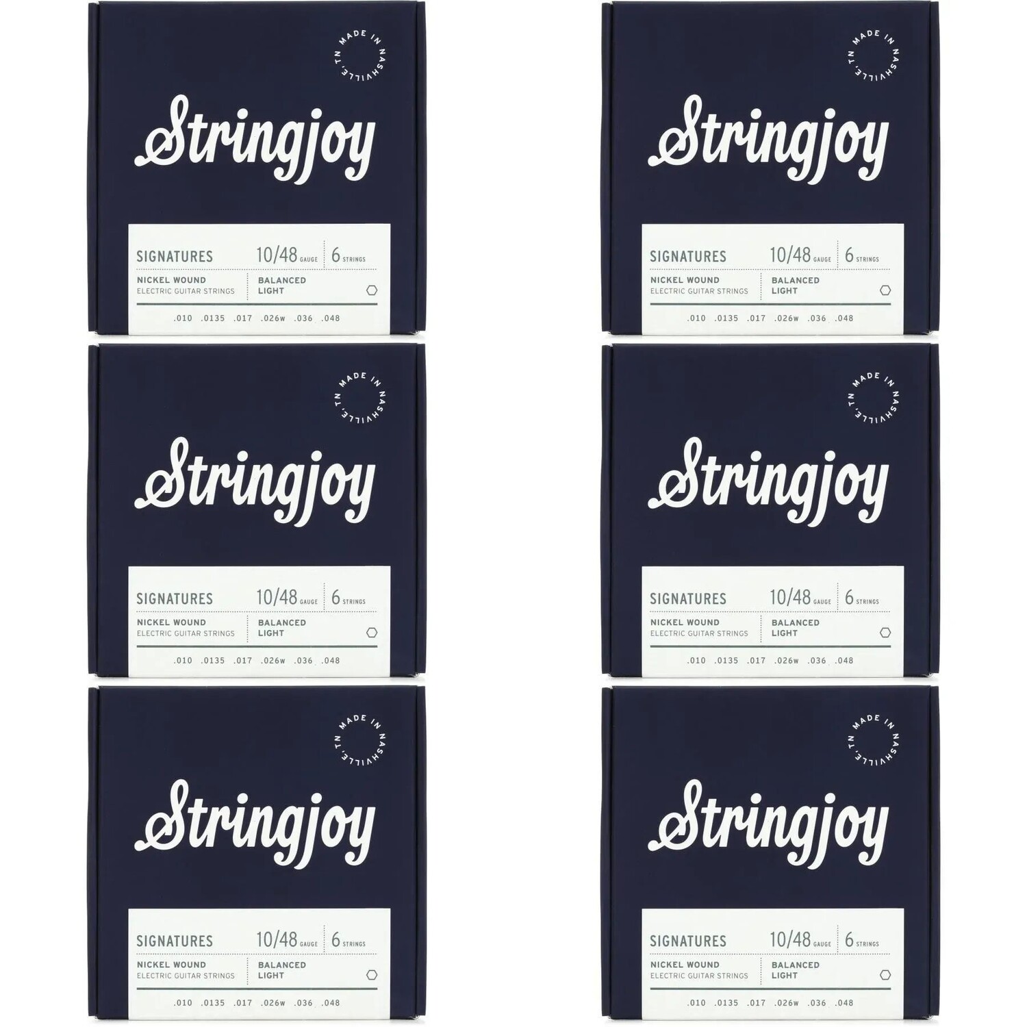 Stringjoy Signatures Сбалансированные струны для электрогитары с никелированной обмоткой — .010-.048 (6 шт. в упаковке)
Stringjoy Signatures Сбалансированные струны для электрогитары с никелированной обмоткой — .010-.048 (6 шт. в упаковке)