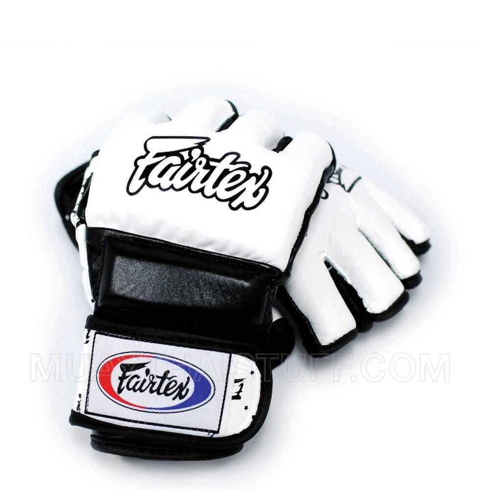 Боксерские перчатки Fairtex MMA FGV17 с разрезом на костяшках пальцев, белый / черный
Боксерские перчатки Fairtex MMA FGV17 с разрезом на костяшках пальцев, белый / черный