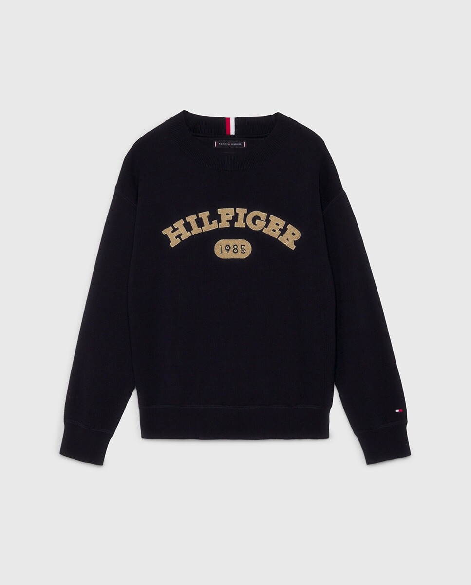 Свитер для мальчика с круглым вырезом и длинными рукавами Tommy Hilfiger, синий
Свитер для мальчика с круглым вырезом и длинными рукавами Tommy Hilfiger, синий