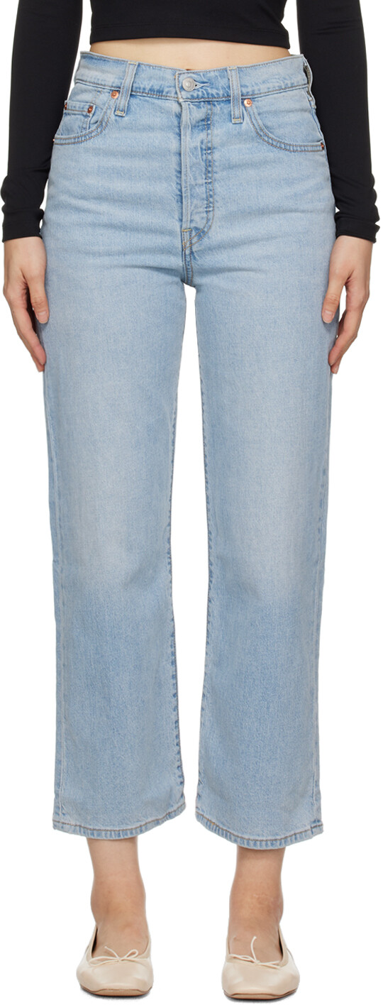 Синие прямые джинсы до щиколотки с рельефной клеткой Levi'S, цвет Cool blue popsicle
Синие прямые джинсы до щиколотки с рельефной клеткой Levi'S, цвет Cool blue popsicle