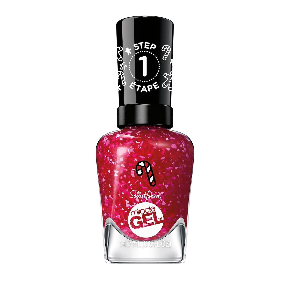Блестящий лак для ногтей с частицами мяты Sally Hansen Miracle Gel Holiday Collection, 14,7 мл
Блестящий лак для ногтей с частицами мяты Sally Hansen Miracle Gel Holiday Collection, 14,7 мл