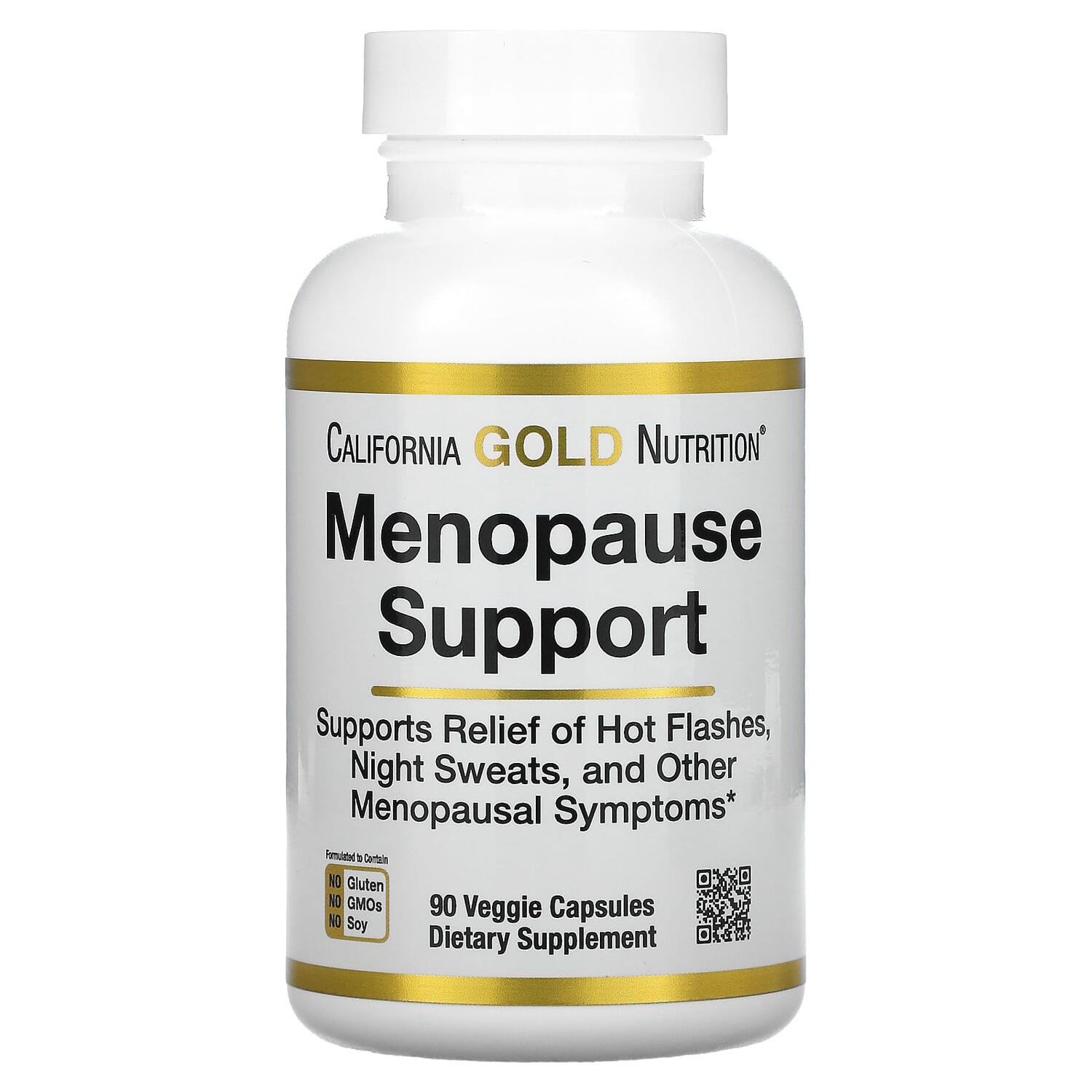 Добавка для поддержки в период менопаузы, 90 растительных капсул, California Gold Nutrition
Добавка для поддержки в период менопаузы, 90 растительных капсул, California Gold Nutrition