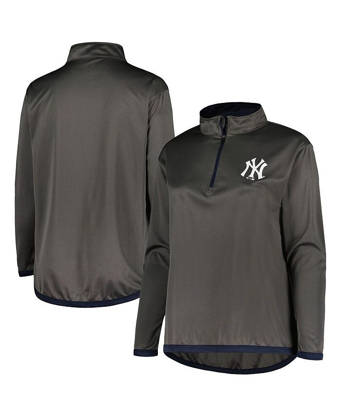 Женская темно-серая куртка New York Yankees с молнией четверть размера, больших размеров Profile, серый
Женская темно-серая куртка New York Yankees с молнией четверть размера, больших размеров Profile, серый