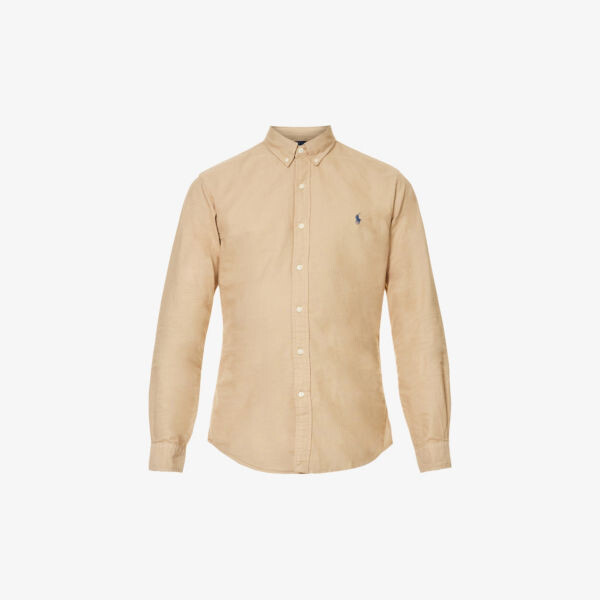 Рубашка из оксфорда из хлопка, окрашенного в готовом виде, приталенного кроя Polo Ralph Lauren, цвет surrey tan
Рубашка из оксфорда из хлопка, окрашенного в готовом виде, приталенного кроя Polo Ralph Lauren, цвет surrey tan