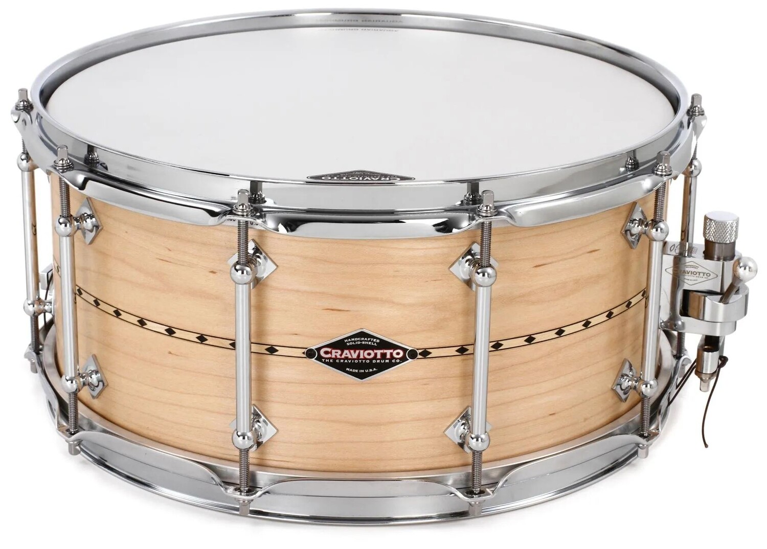 Малый барабан Craviotto Maple — 6,5 x 14 дюймов — натуральный, с кленовой инкрустацией
Малый барабан Craviotto Maple — 6,5 x 14 дюймов — натуральный, с кленовой инкрустацией