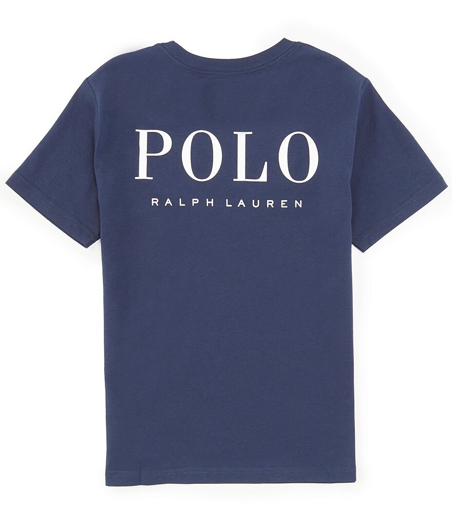 Трикотажная футболка с короткими рукавами и логотипом Polo Ralph Lauren Big Boys 8–20, синий
Трикотажная футболка с короткими рукавами и логотипом Polo Ralph Lauren Big Boys 8–20, синий