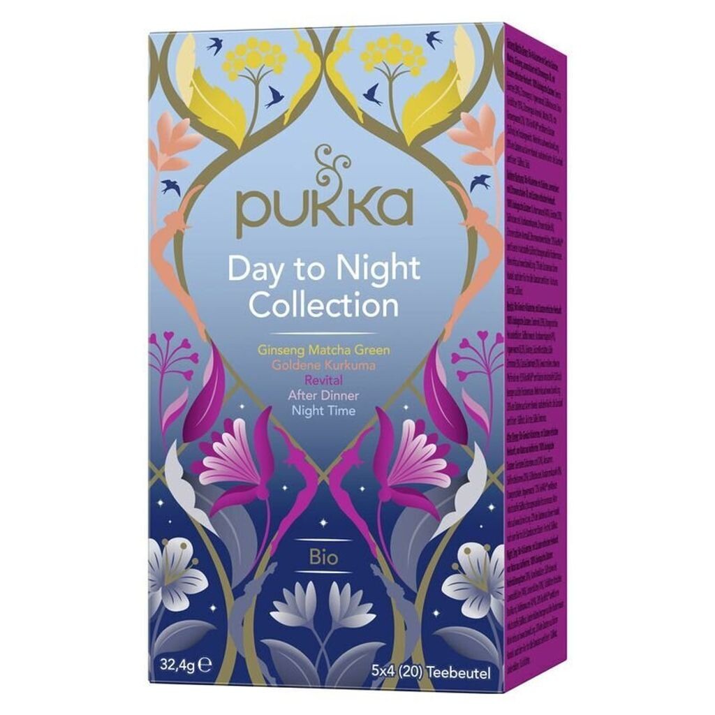 Коллекция Pukka Day to Night 20 чайных пакетиков — 20 шт. x 4 — в упаковке 4 шт. Pukka Herbs
Коллекция Pukka Day to Night 20 чайных пакетиков — 20 шт. x 4 — в упаковке 4 шт. Pukka Herbs