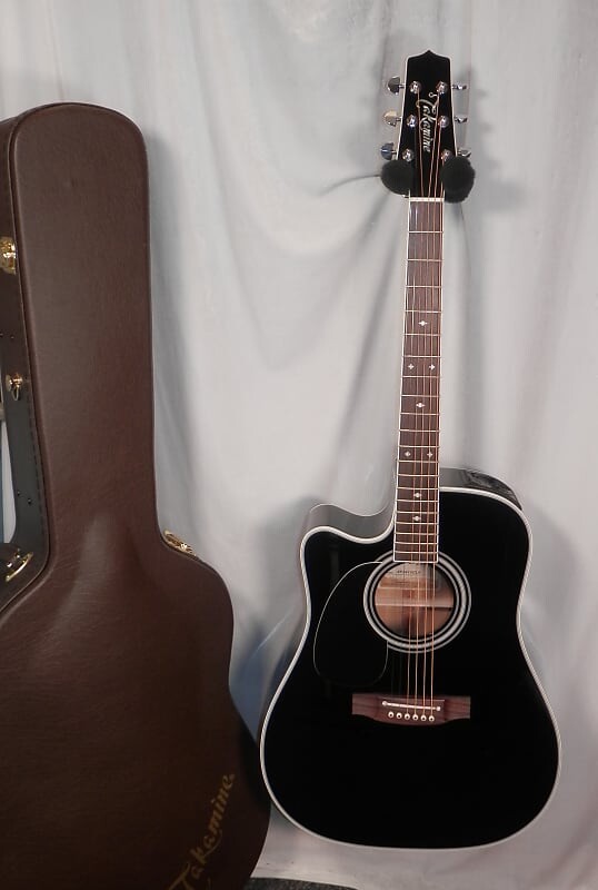 Акустическая гитара Takamine EF341SCLH Black Dreadnought Cutaway Acoustic Electric Lefty Solid Cedar Top with case
Акустическая гитара Takamine EF341SCLH Black Dreadnought Cutaway Acoustic Electric Lefty Solid Cedar Top with case