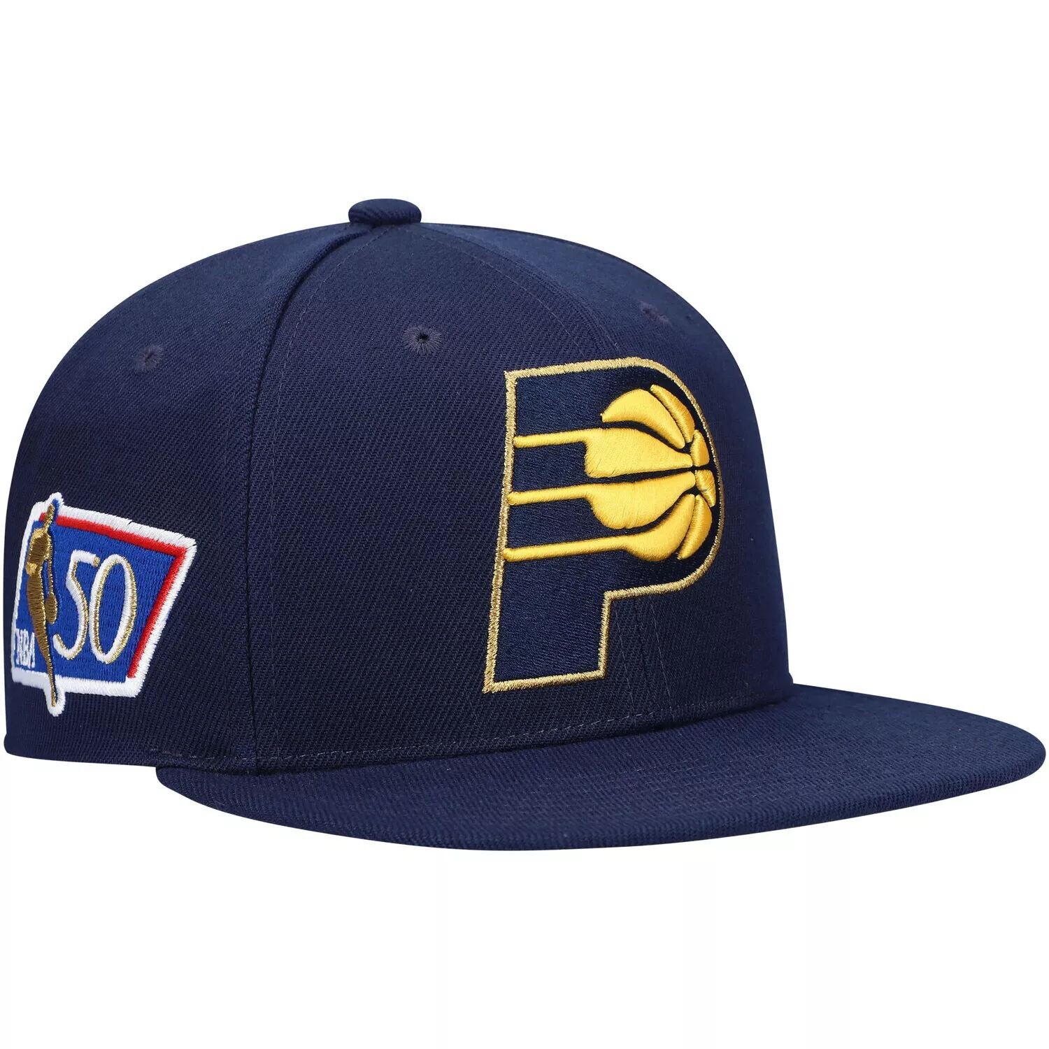 Мужская кепка Snapback в честь 50-летия команды Mitchell & Ness Navy Indiana Pacers
Мужская кепка Snapback в честь 50-летия команды Mitchell & Ness Navy Indiana Pacers