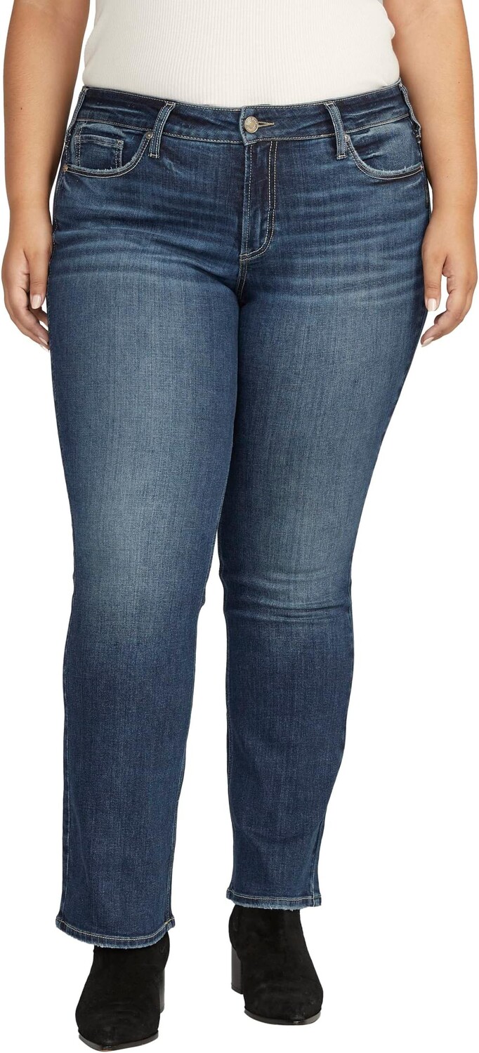 Джинсы Plus Size Suki Mid-Rise Slim Bootcut Jeans W93616EKC385 Silver Jeans Co., цвет Indigo
Джинсы Plus Size Suki Mid-Rise Slim Bootcut Jeans W93616EKC385 Silver Jeans Co., цвет Indigo