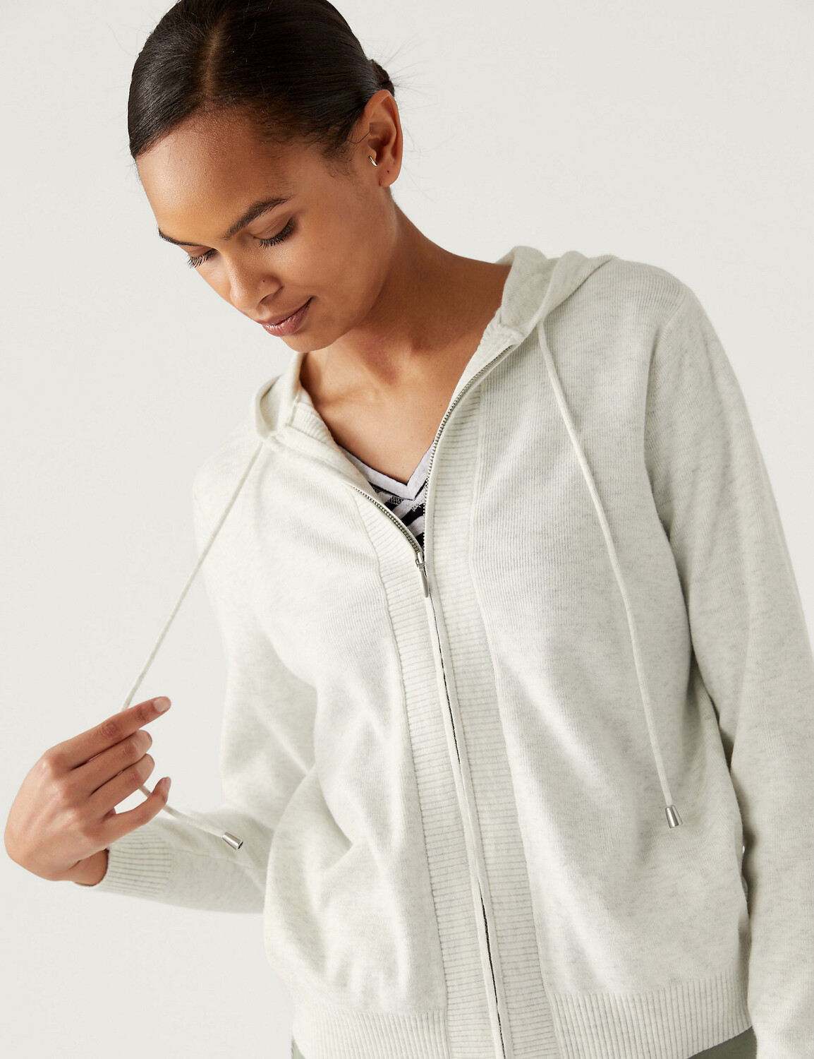 Свободная толстовка на молнии с текстурированной текстурой Soft Touch Marks & Spencer, светло-серый
Свободная толстовка на молнии с текстурированной текстурой Soft Touch Marks & Spencer, светло-серый